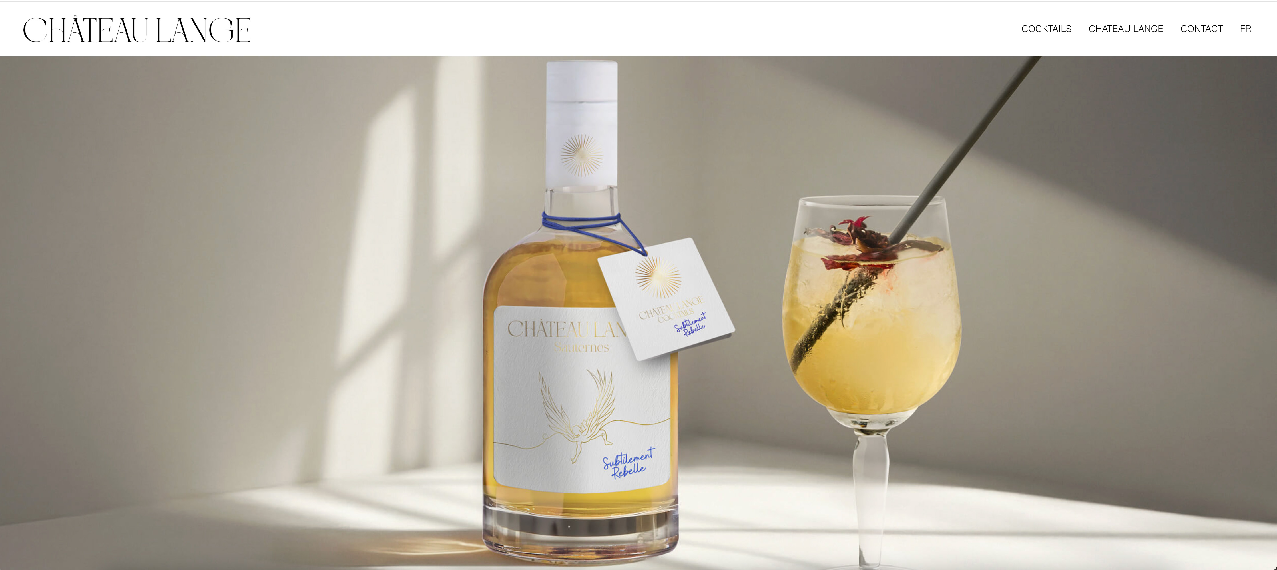 Inicio de web de Chateau Lange